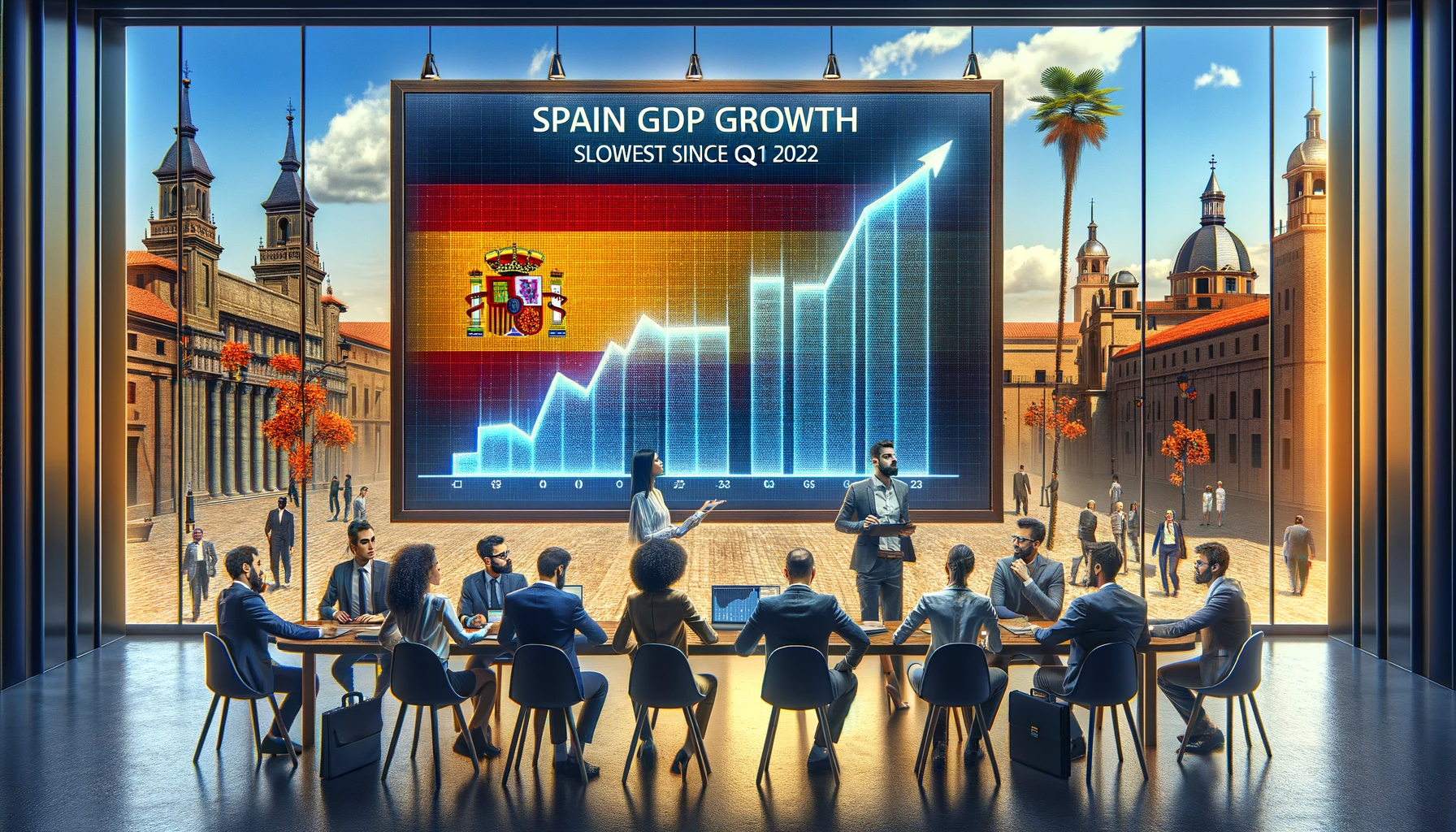 Spaniens ekonomi visade tecken på avmattning under det tredje kvartalet 2023, med en tillväxt på endast 0,3% jämfört med föregående kvartal.